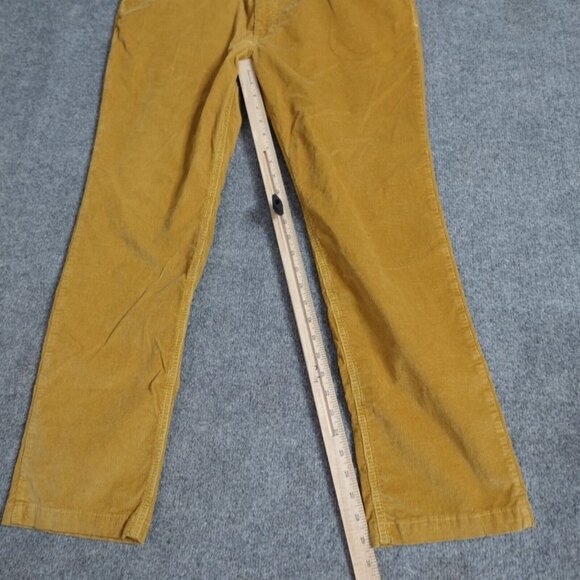 Paul Stuart Pants 38 x 28 Yellow Corduroy Solid Cotton Elastane - Picture 2 of 11